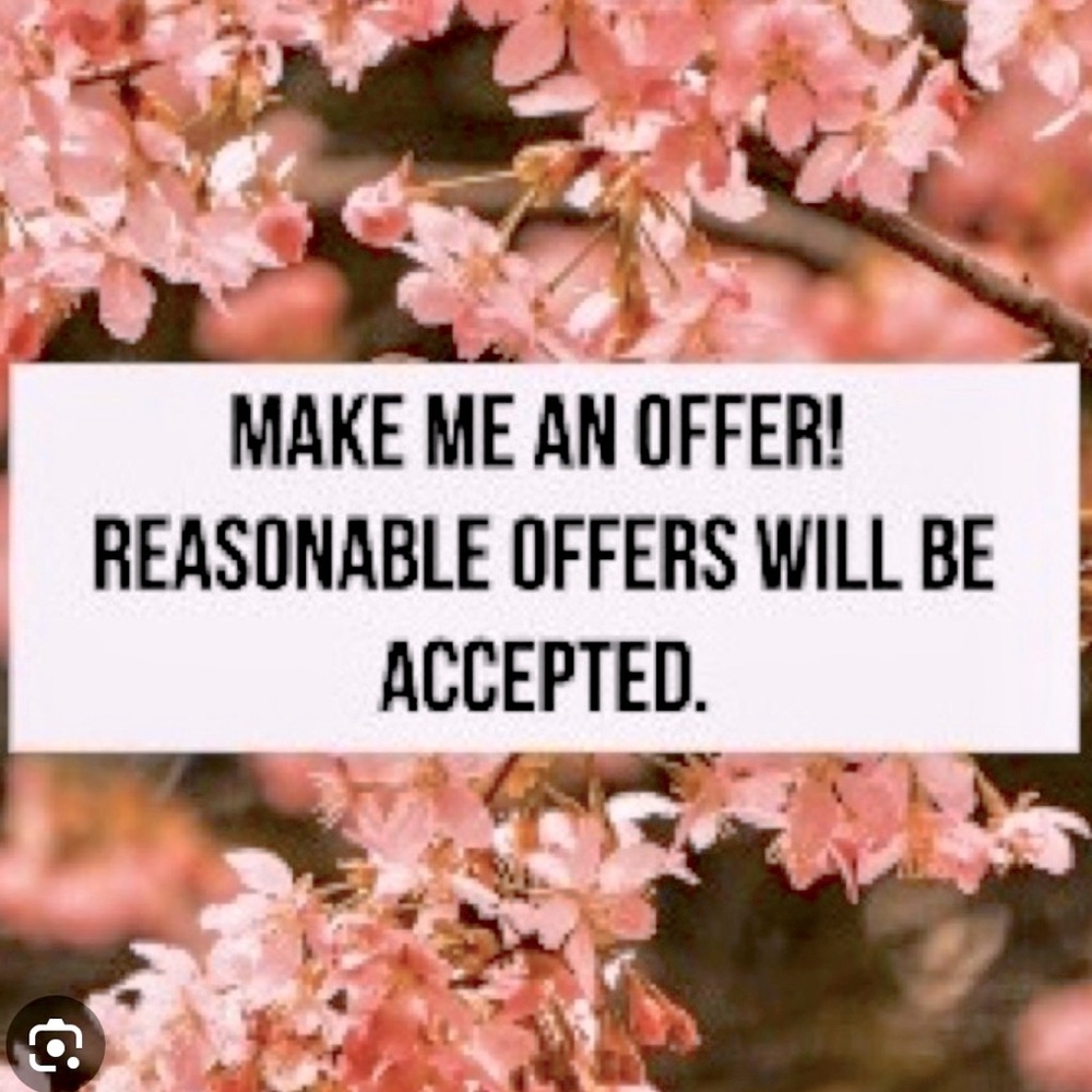 Reasonable offers will be accepted ☺️